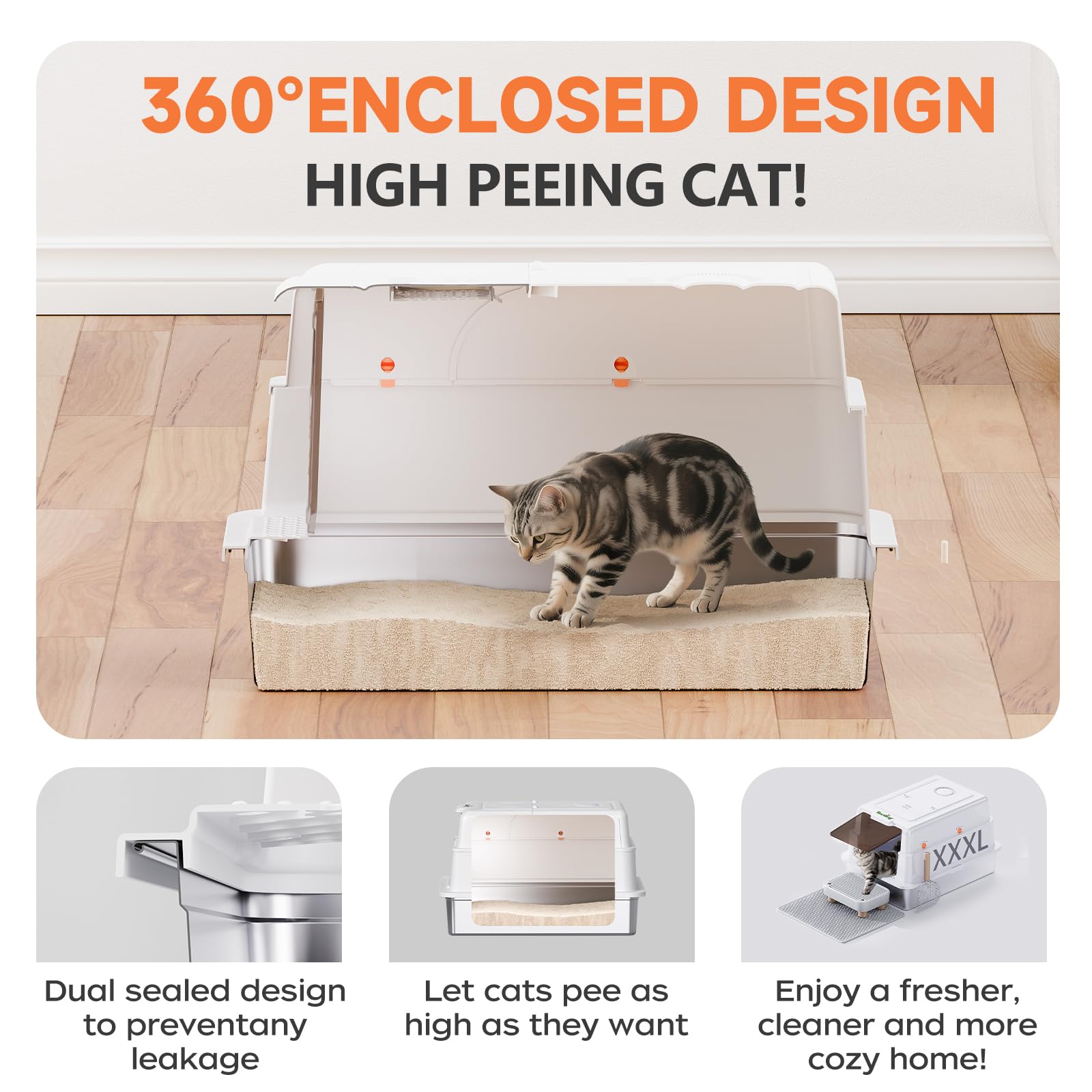 Rootling advanced odor containment system reduces smells for a fresher room.
