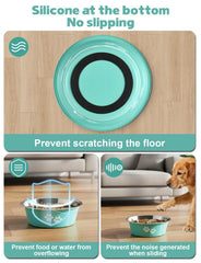 RooXchowla 50oz capacity bowls ideal for medium to large dogs