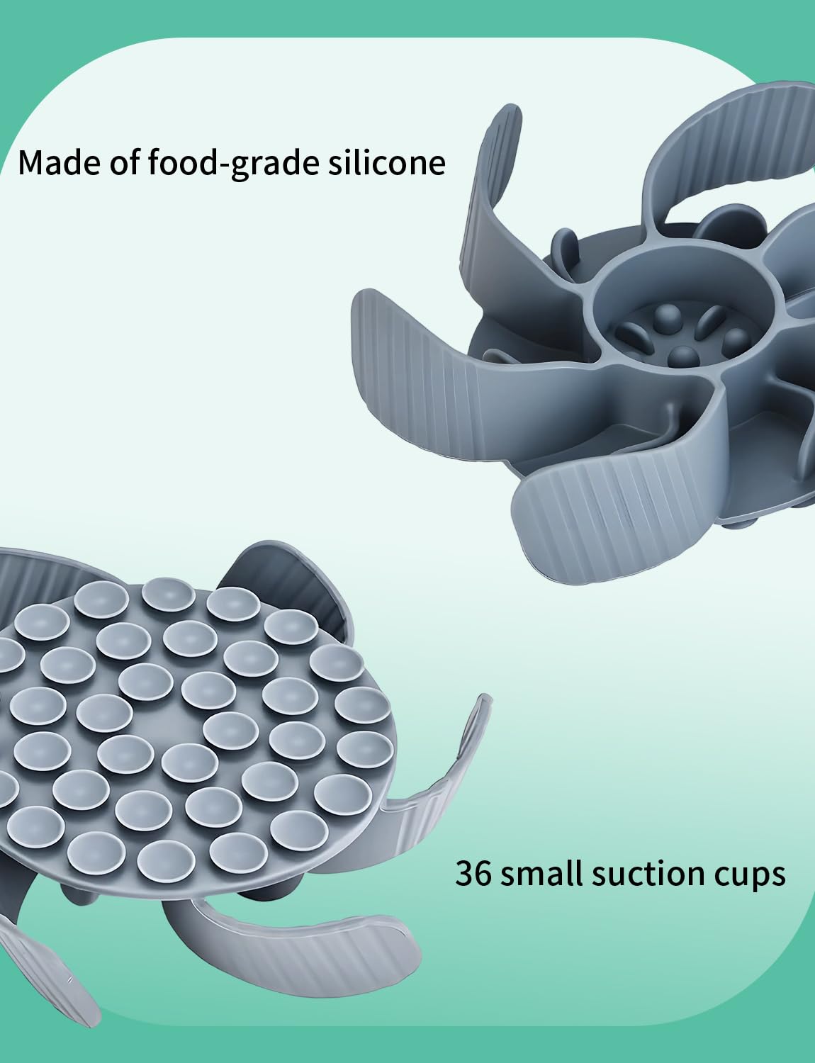 RooXchowla non-slip base keeps bowls stable during feeding sessions