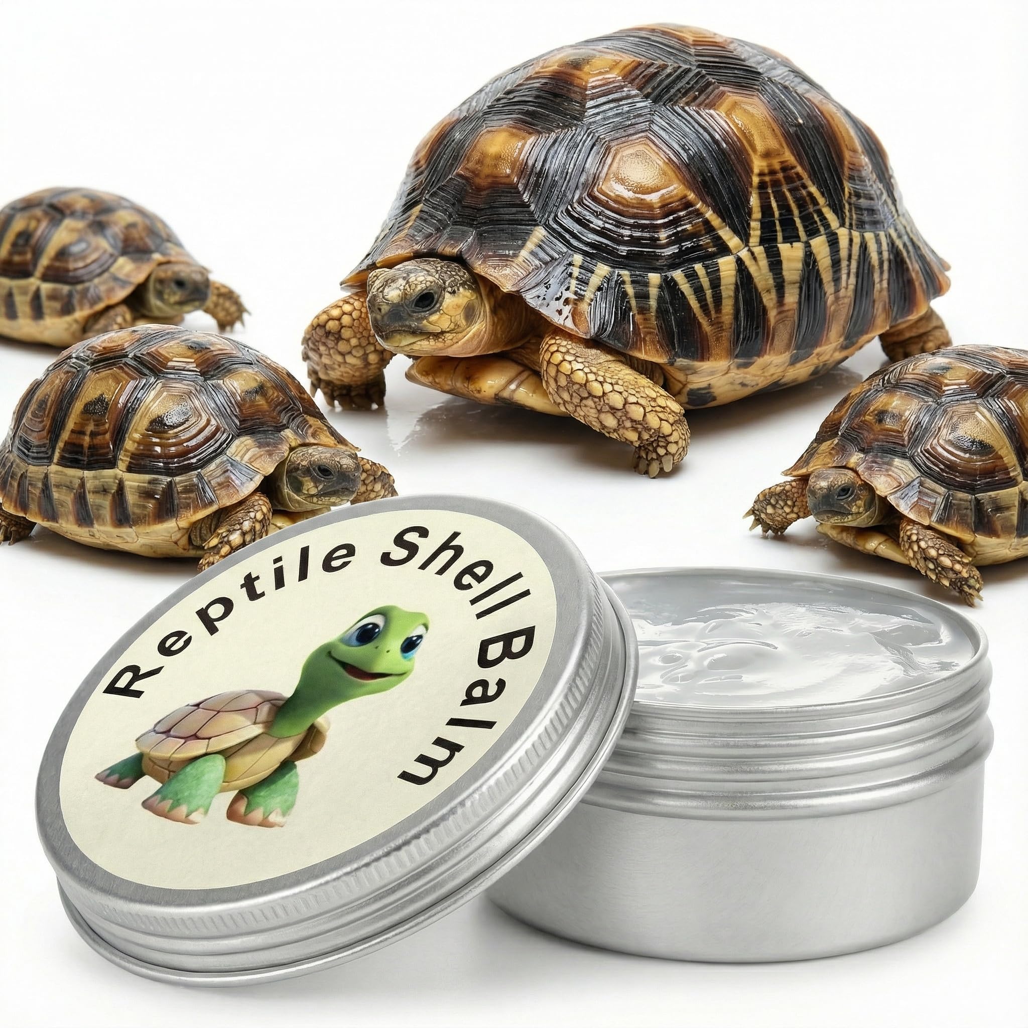 ropto Reptile Shell Balm hand applying balm to a dry shell