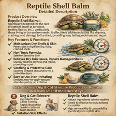 ropto Reptile Shell Balm shell closeup shows moisture restoration