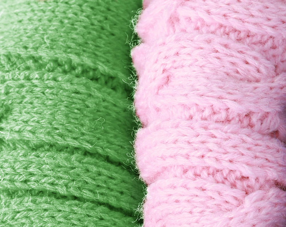 Roseelk stretch-knit fabric on dog demonstrates easy movement.