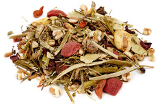 Rosewood Naturals Herb Plus close-up of herbs, oats, and grains