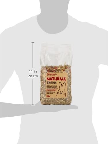 Rosewood Naturals Herb Plus fiber-rich mix highlighting roughage content