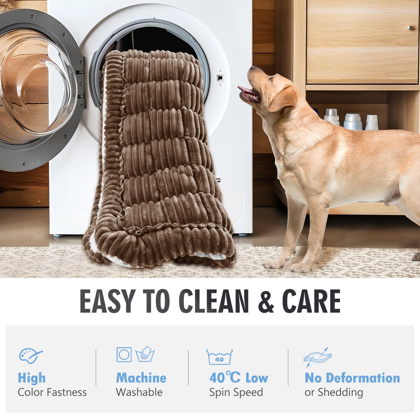 ROUWINNE backseat dog bed fits most backseat extenders for a snug setup