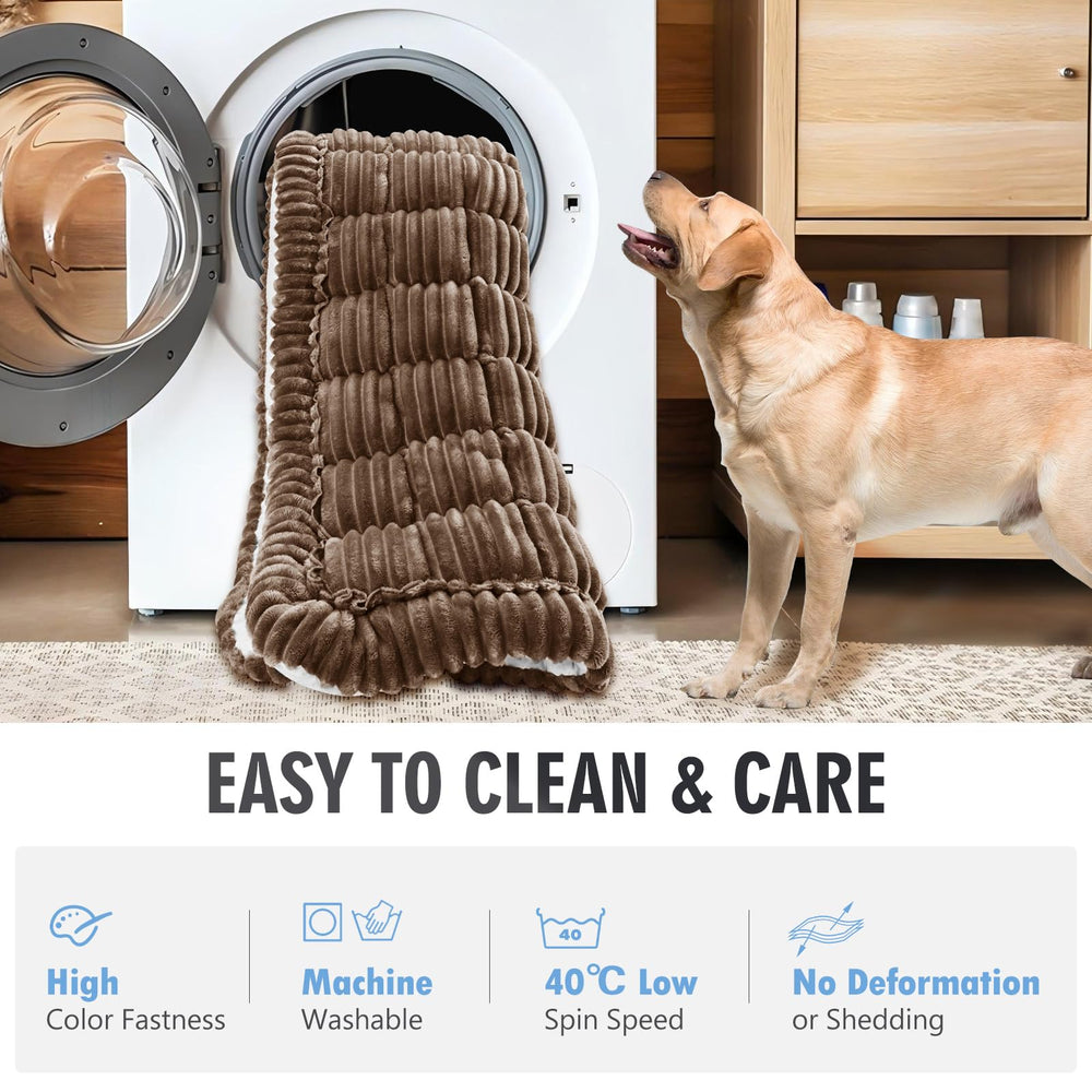 ROUWINNE backseat dog bed fits most backseat extenders for a snug setup