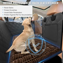 ROUWINNE backseat dog bed is machine washable for easy cleaning