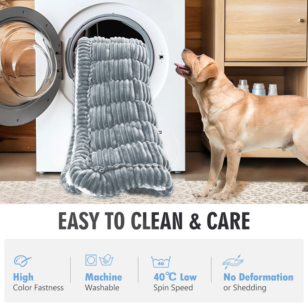 ROUWINNE backseat dog bed travel-multi-use doubles as sofa cover for home.