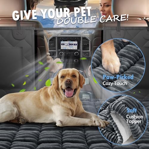 ROUWINNE backseat extender protector guards upholstery from claws