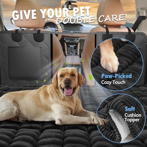 ROUWINNE dog bed ultra-soft comfort with high-resiliency PP cotton.