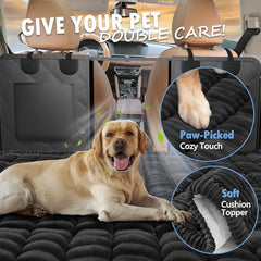 ROUWINNE dog bed ultra-soft comfort with high-resiliency PP cotton.