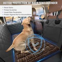 ROUWINNE dog bed machine-washable for quick cleaning after trips