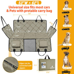 ROUWINNE non-slip bottom keeps the cover in place during travel.