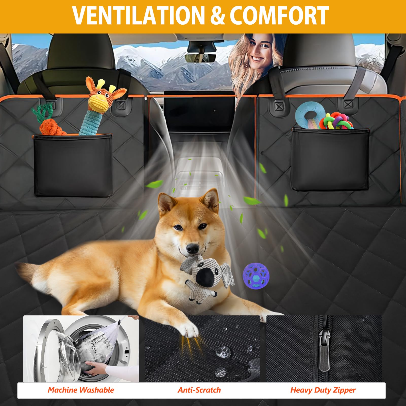 ROUWINNE universal-fit compatibility across cars, SUVs, and trucks