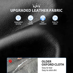 ROUWINNE upgraded faux leather material resists wear