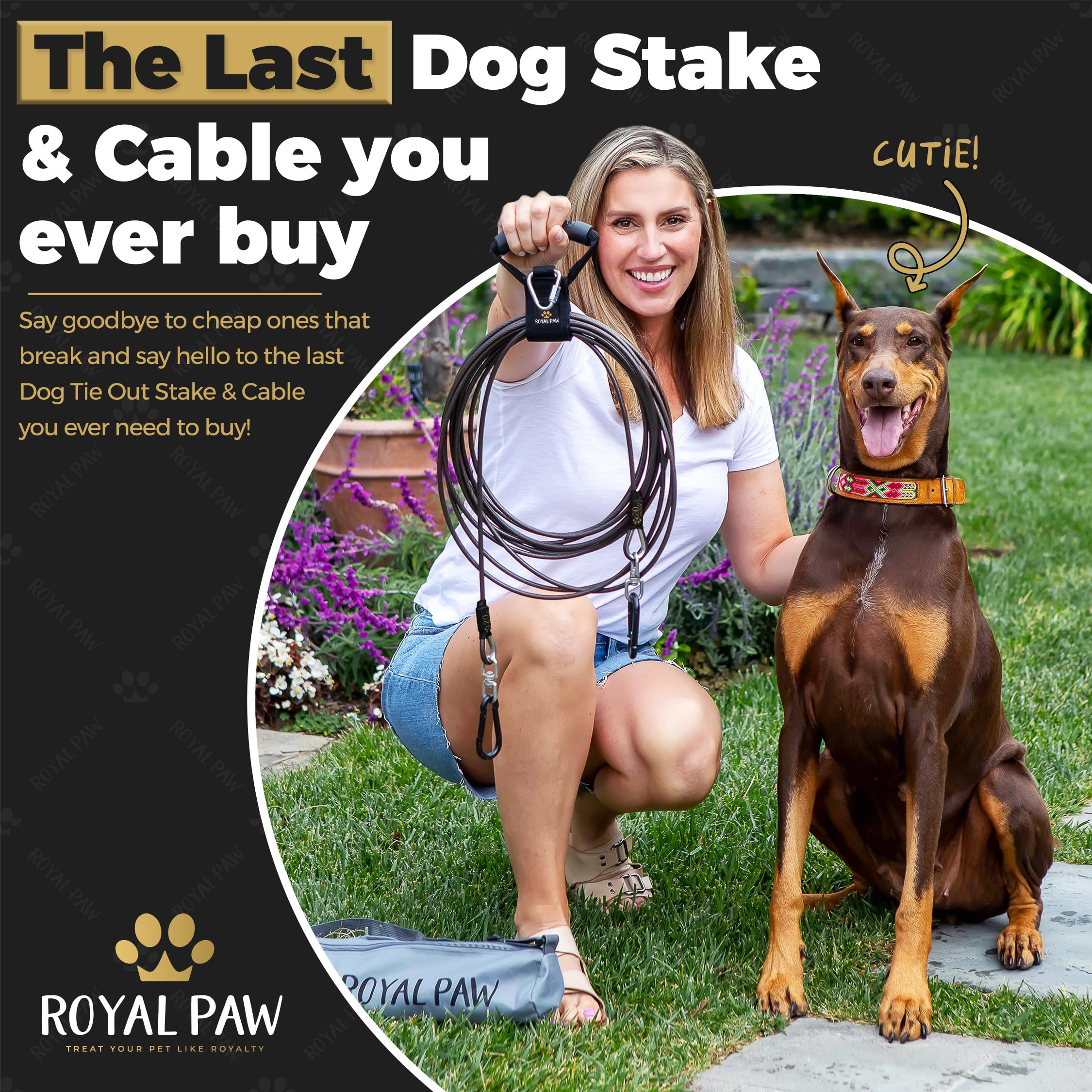 Royal Paw carry bag stores all components for trips
