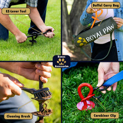 Royal Paw tie out stake tested with large dog up to 210 lbs for reliable anchoring