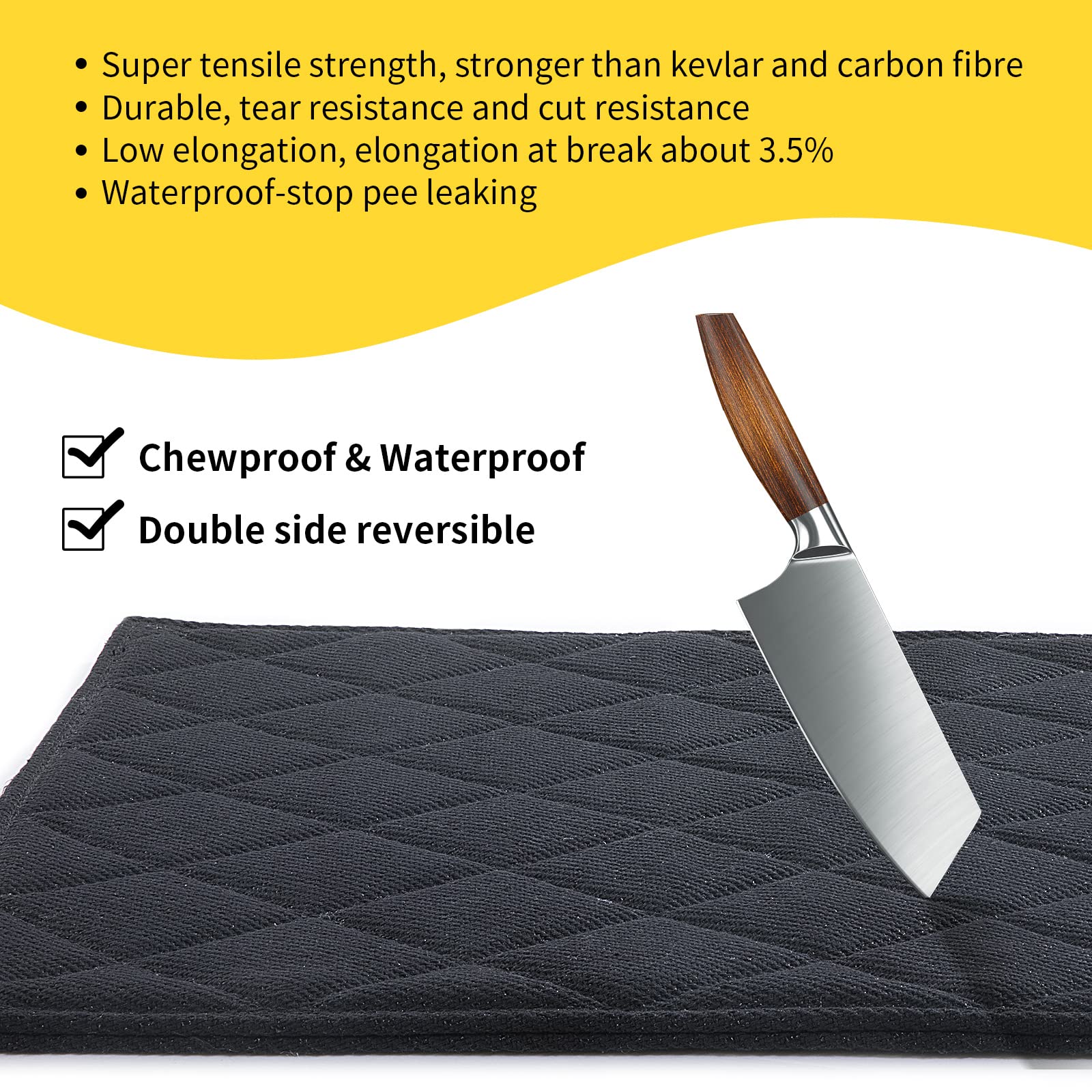 ROYALAY outdoor dog bed demonstrates travel-friendly, water-resistant use.