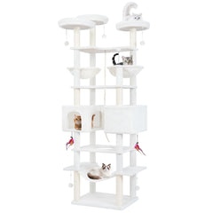 Roypet 71in cat tree hammock offers a cozy resting space for indoor cats