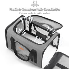ROYPET carrier sturdy straps reduce escapes during adventures