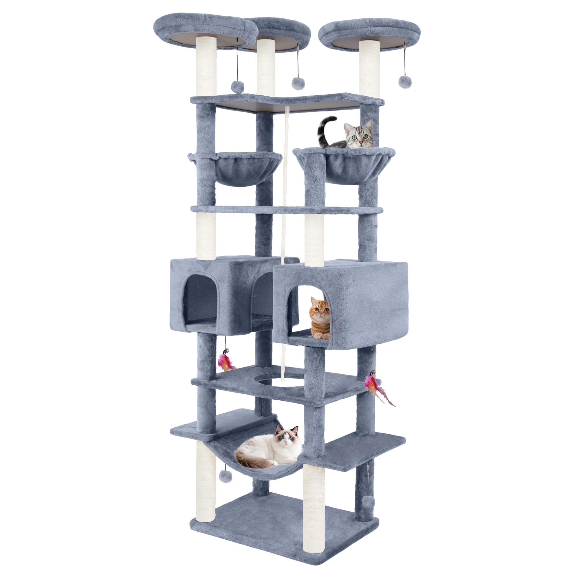 Roypet sturdy base and anti-tip kit promote safe, active use.