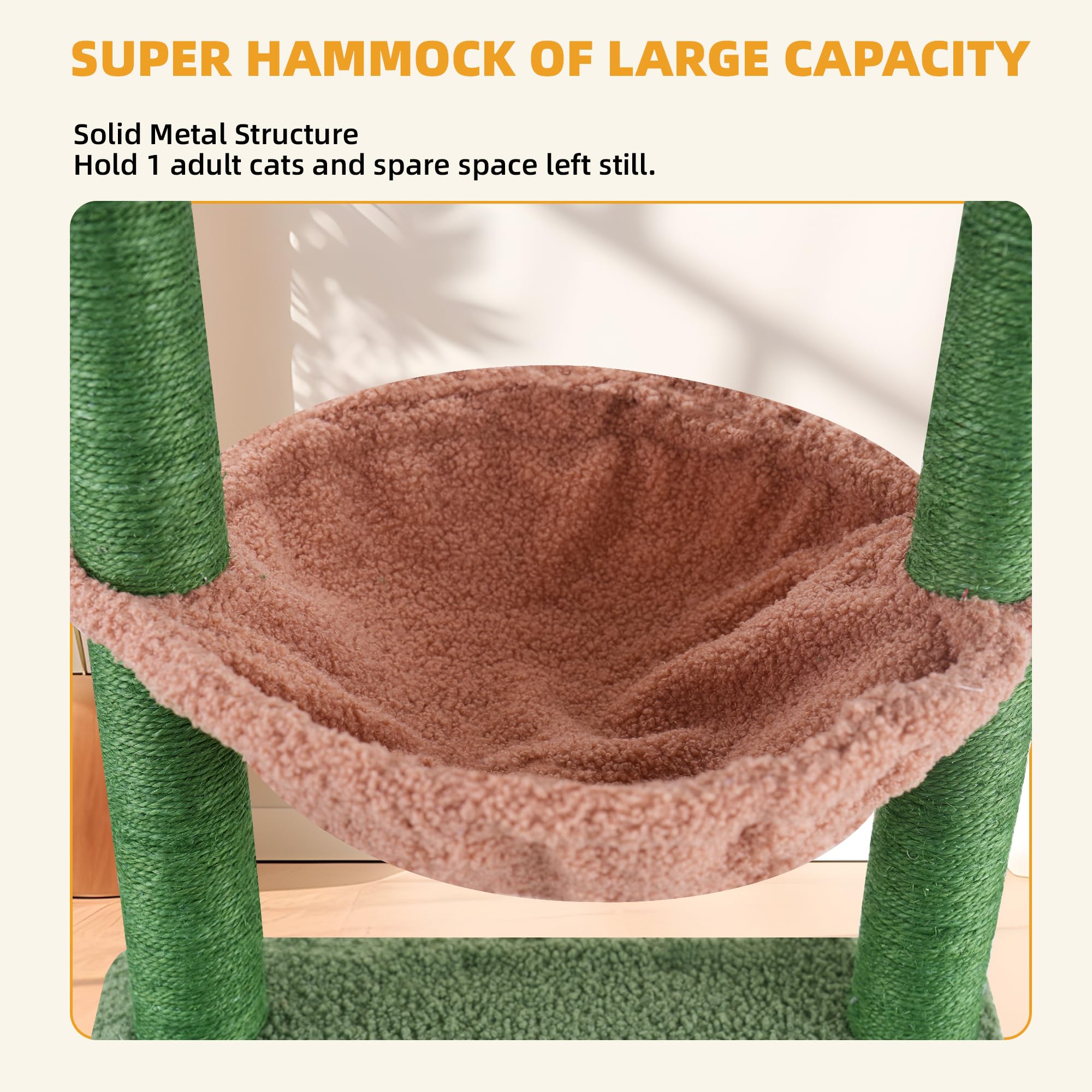 ROYPET Fashion Design 43.3-inch cat tree assembly image depicting tool-included setup.