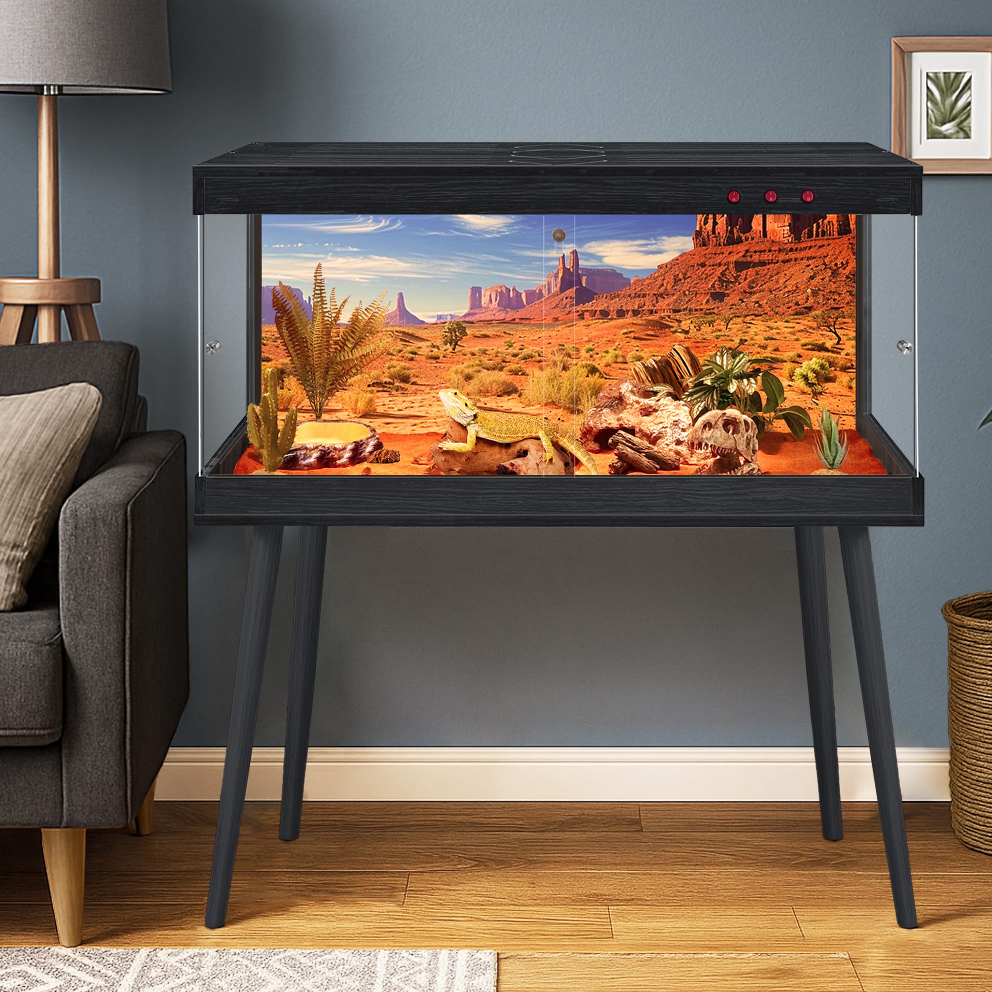 Royxen quick-assembly-guide demonstrates fast setup for first-time reptile keepers