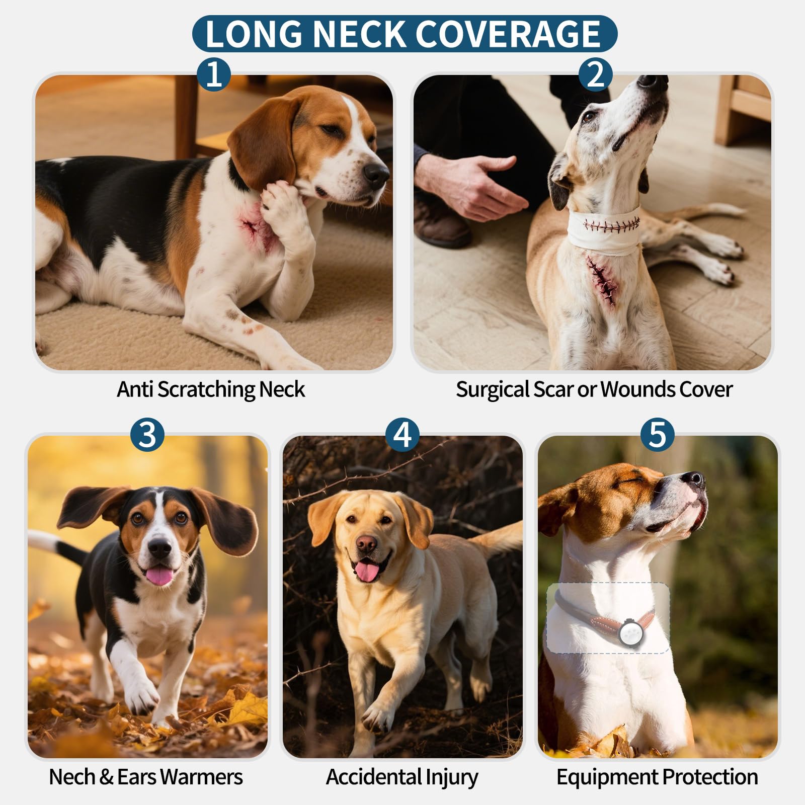 ROZKITCH Calming Coat ear protection for post‑surgery and ears