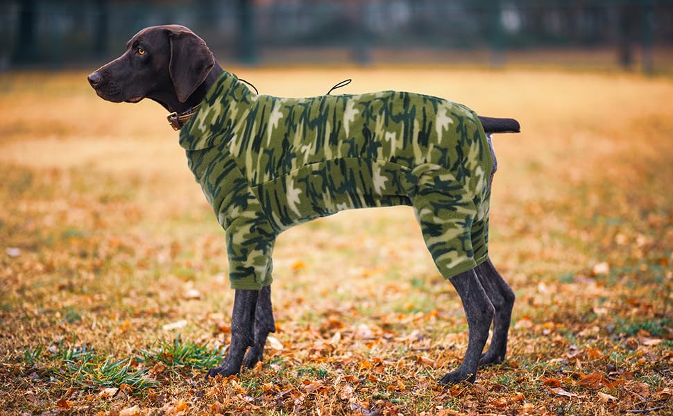 ROZKITCH Camo Dog Jacket size range 2XS-4XL fits many dogs