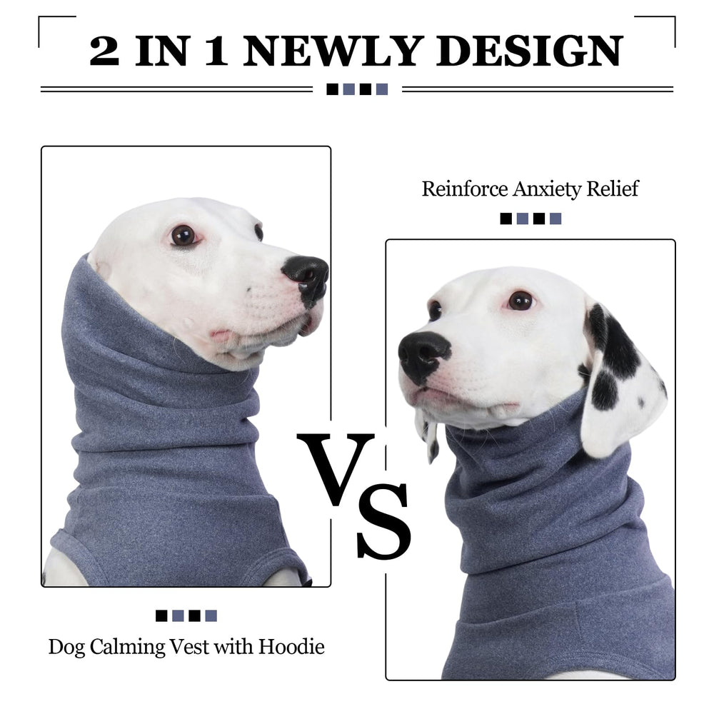 ROZKITCH dog anxiety jacket suitable for vet visits, travel, grooming, bathing, and home emergencies
