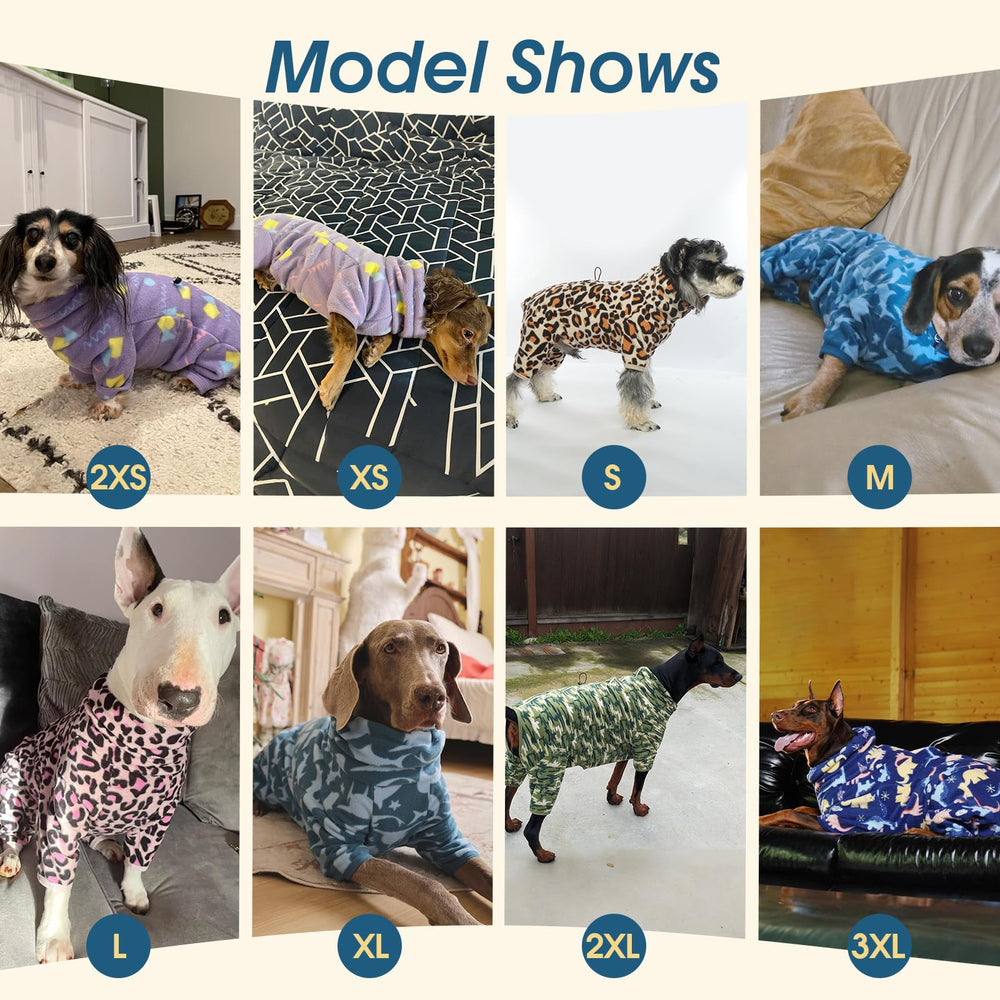 ROZKITCH dog fleece jumpsuit on dog during walks and hikes for warmth
