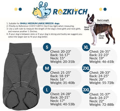 ROZKITCH dog fleece sweater small size shows leash hole design for secure outdoor outings.