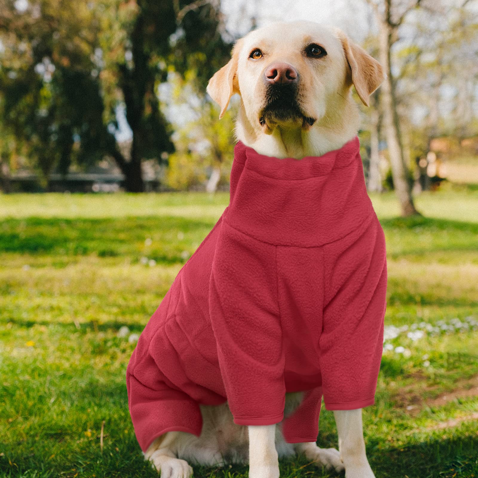 ROZKITCH dog pajamas XL drawstring neck for adjustable warmth and fit