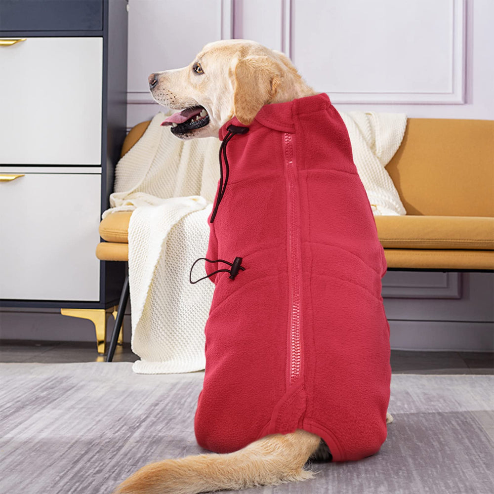 ROZKITCH dog pajamas XL elastic cuffs stay in place during activities