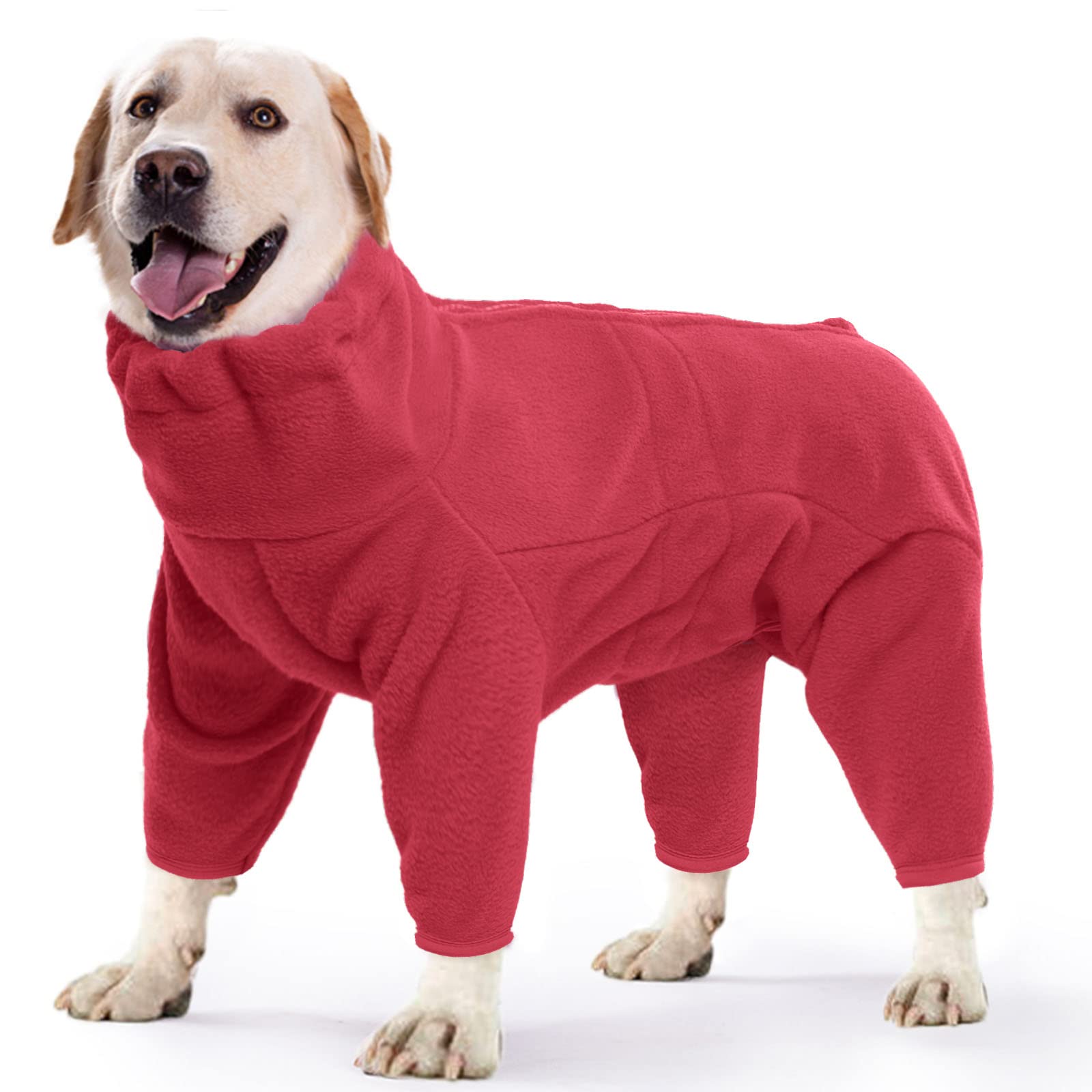 ROZKITCH dog pajamas XL front view showing cozy warmth for winter walks