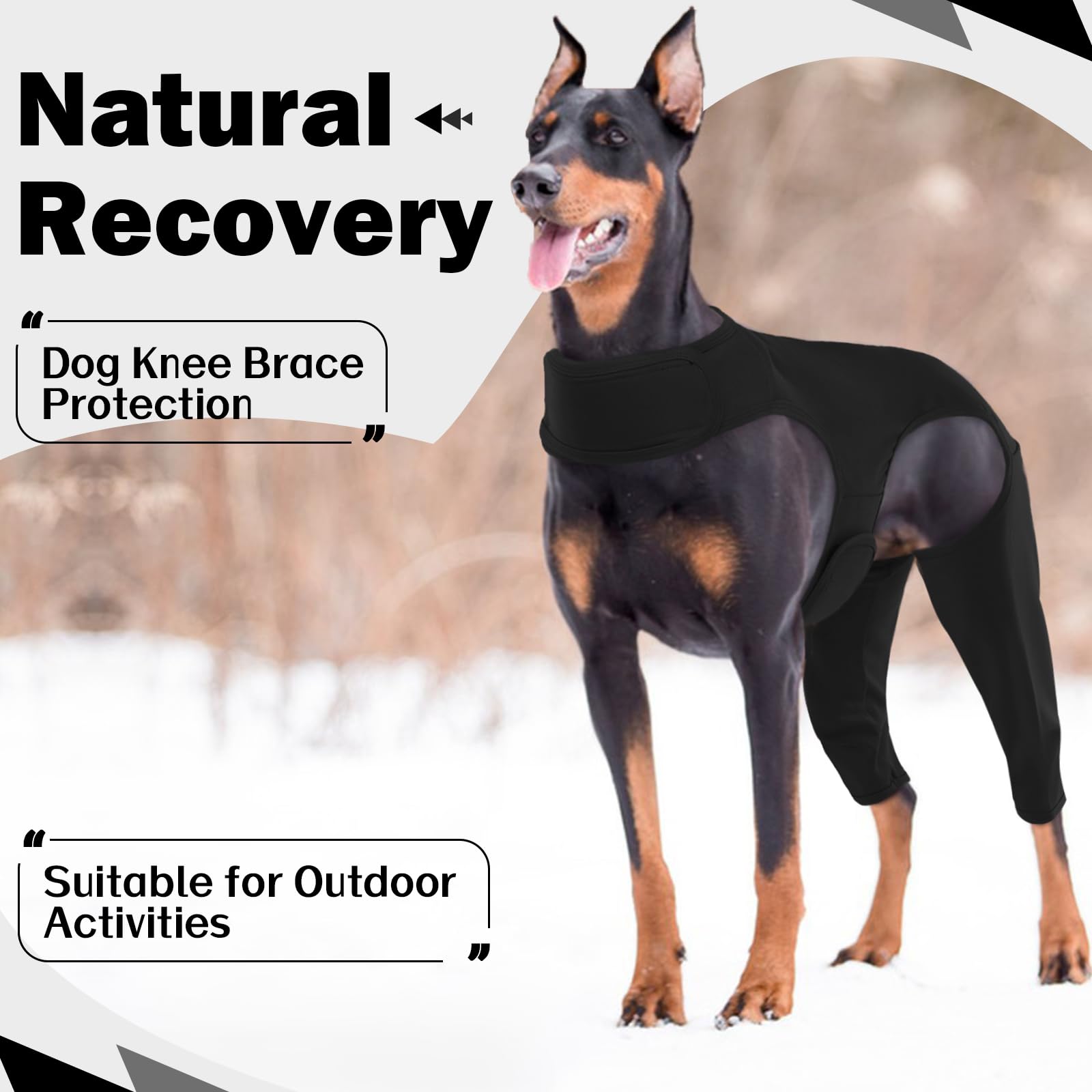 ROZKITCH dog pants breathable-elastic-fabric for comfort