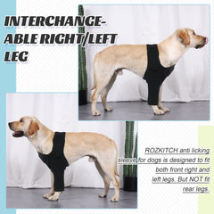 ROZKITCH dog sleeve adjustable fit with secure magic stickers.