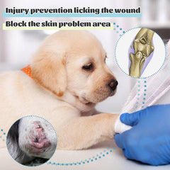 ROZKITCH dog sleeve breathable cotton blend keeps wounds comfortable.