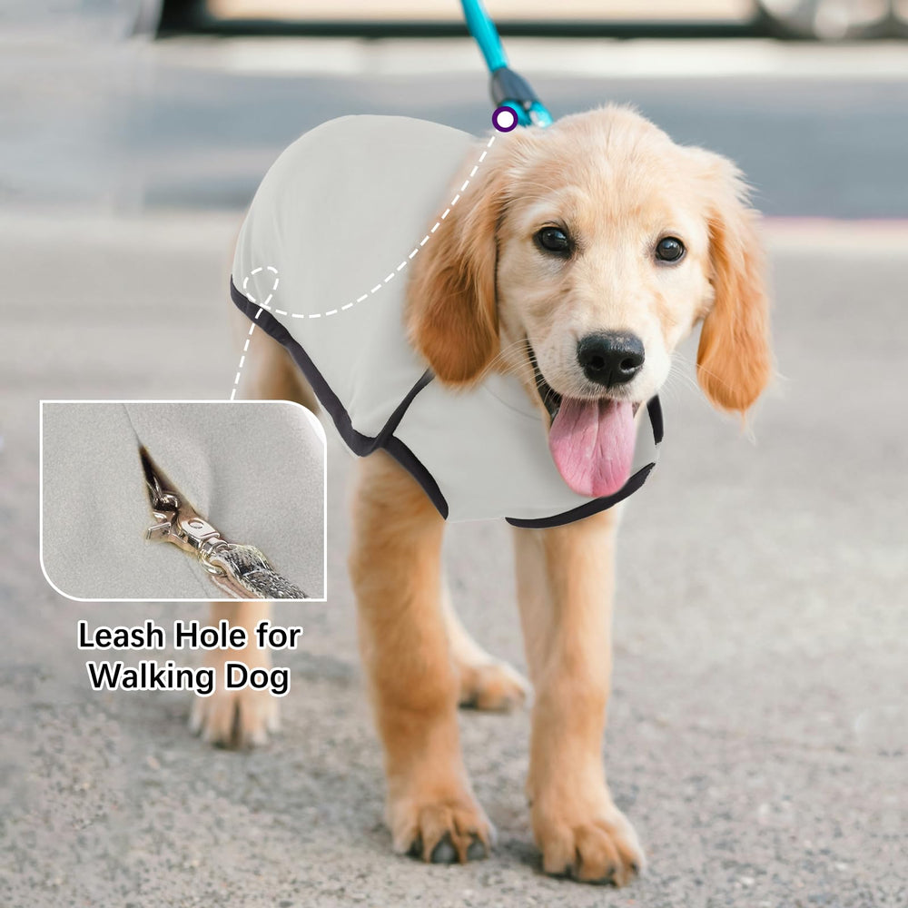 ROZKITCH dog winter coat side view with adjustable straps for secure fit