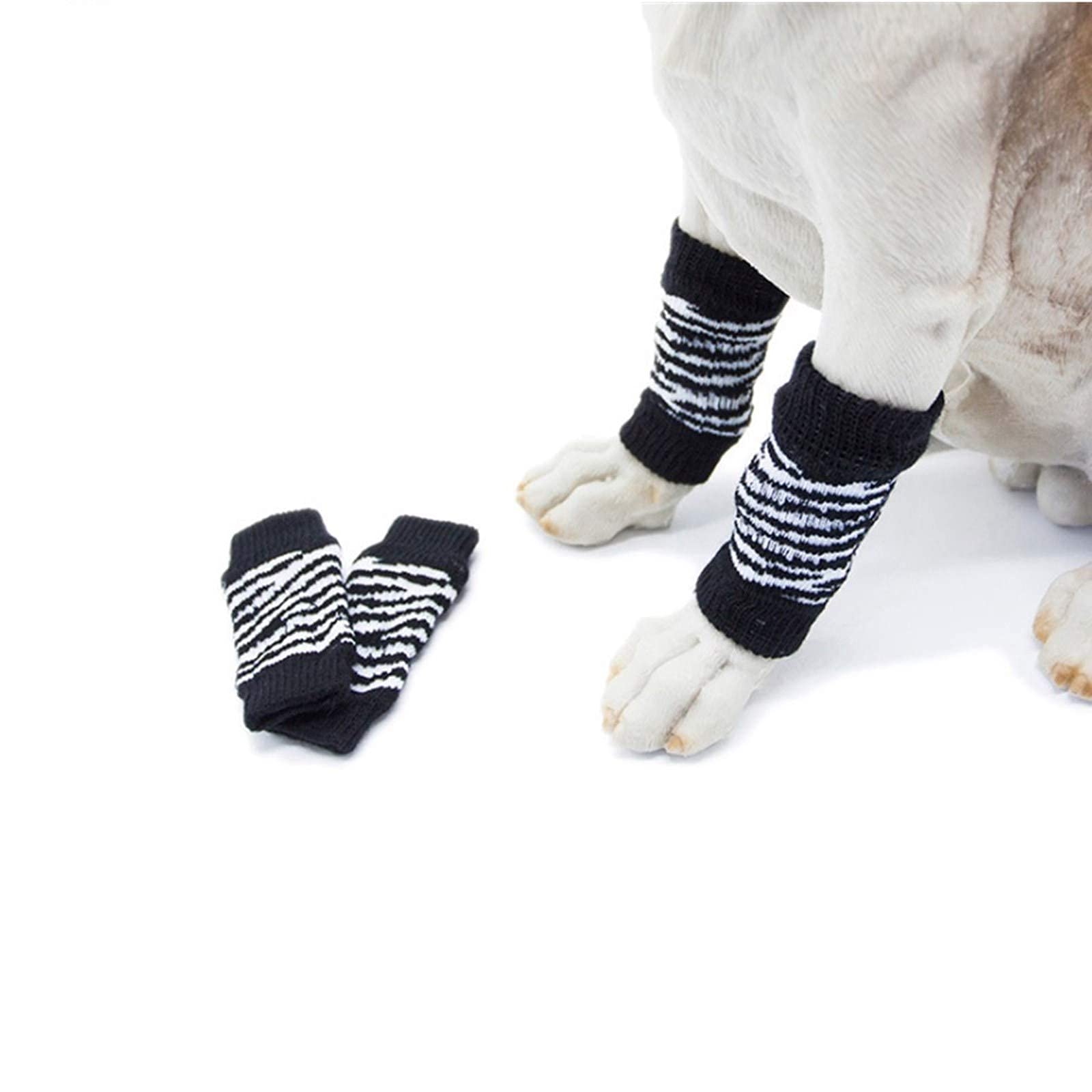 ROZKITCH elbow pads pack front view showing protective knit coverage for small dogs