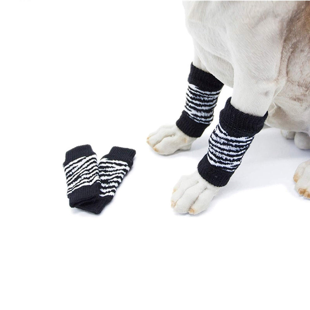 ROZKITCH elbow pads pack front view showing protective knit coverage for small dogs