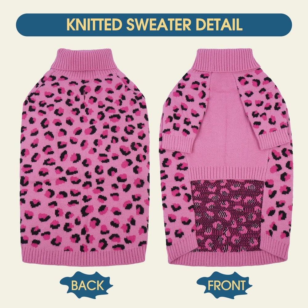 ROZKITCH holiday-style dog sweater complements festive outfits.