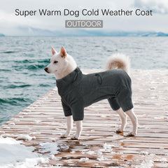 ROZKITCH large dog sweater with four legs provides full coverage and warmth