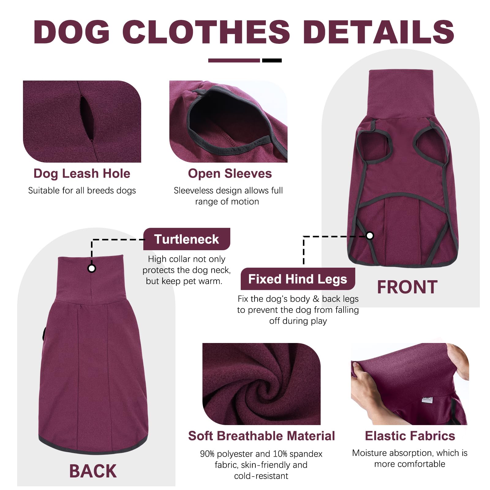 ROZKITCH fabric close-up shows soft polyester for durable warmth