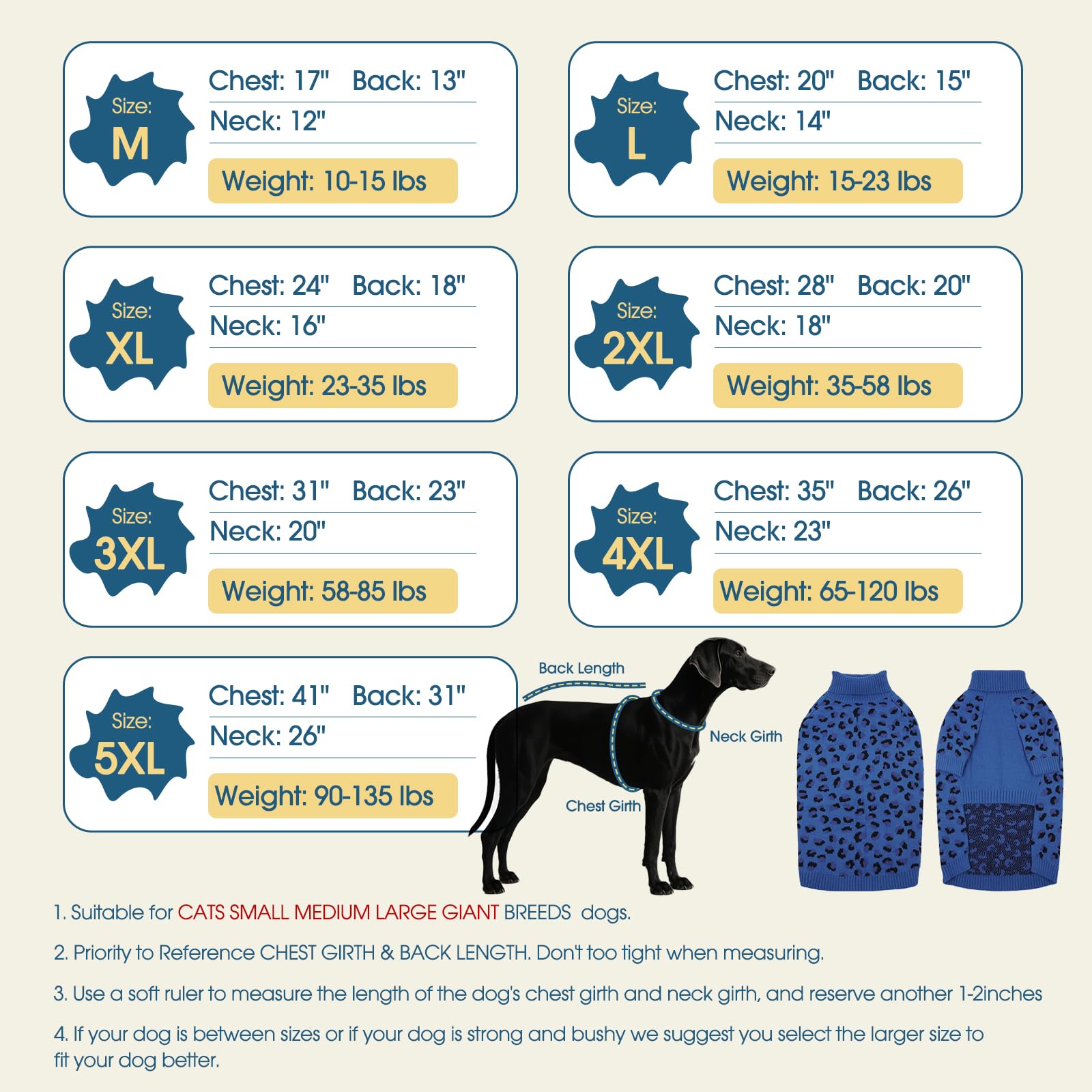 ROZKITCH ultra-soft knit fabric keeps pets warm without irritation