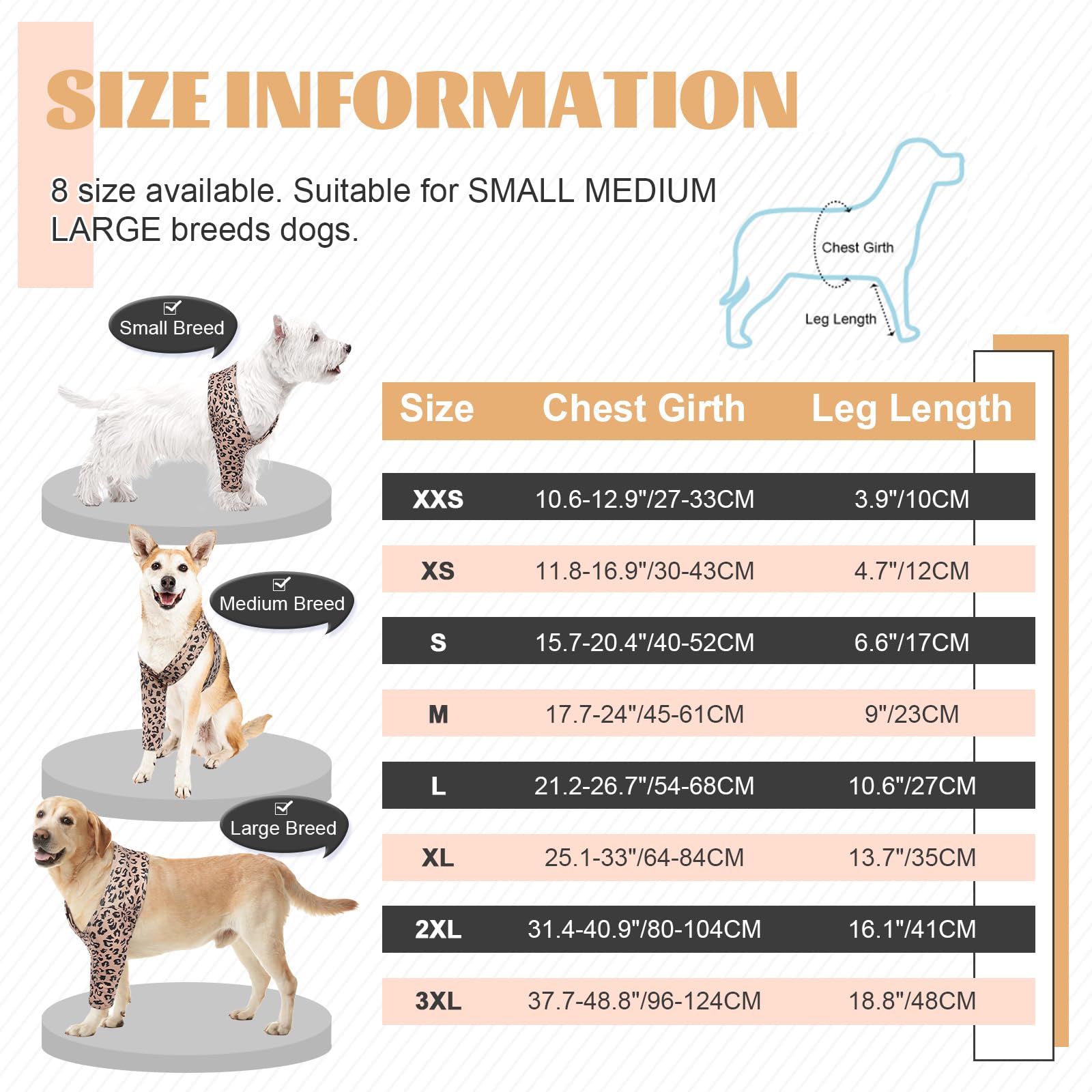 ROZKITCH washable reusable sleeve on a dog for durable daily use