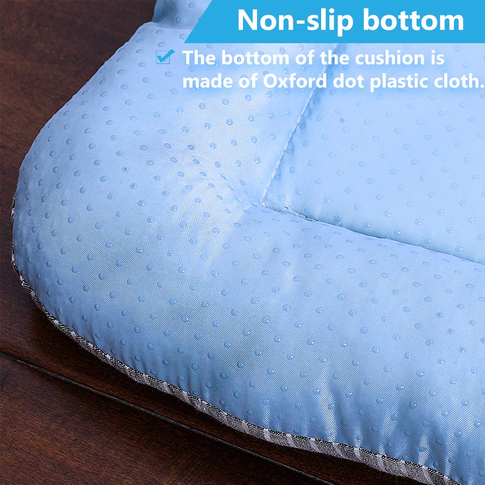 RPGT Summer Pet Self Cooling Mat eco-friendly filling with cushioned edging for comfort.