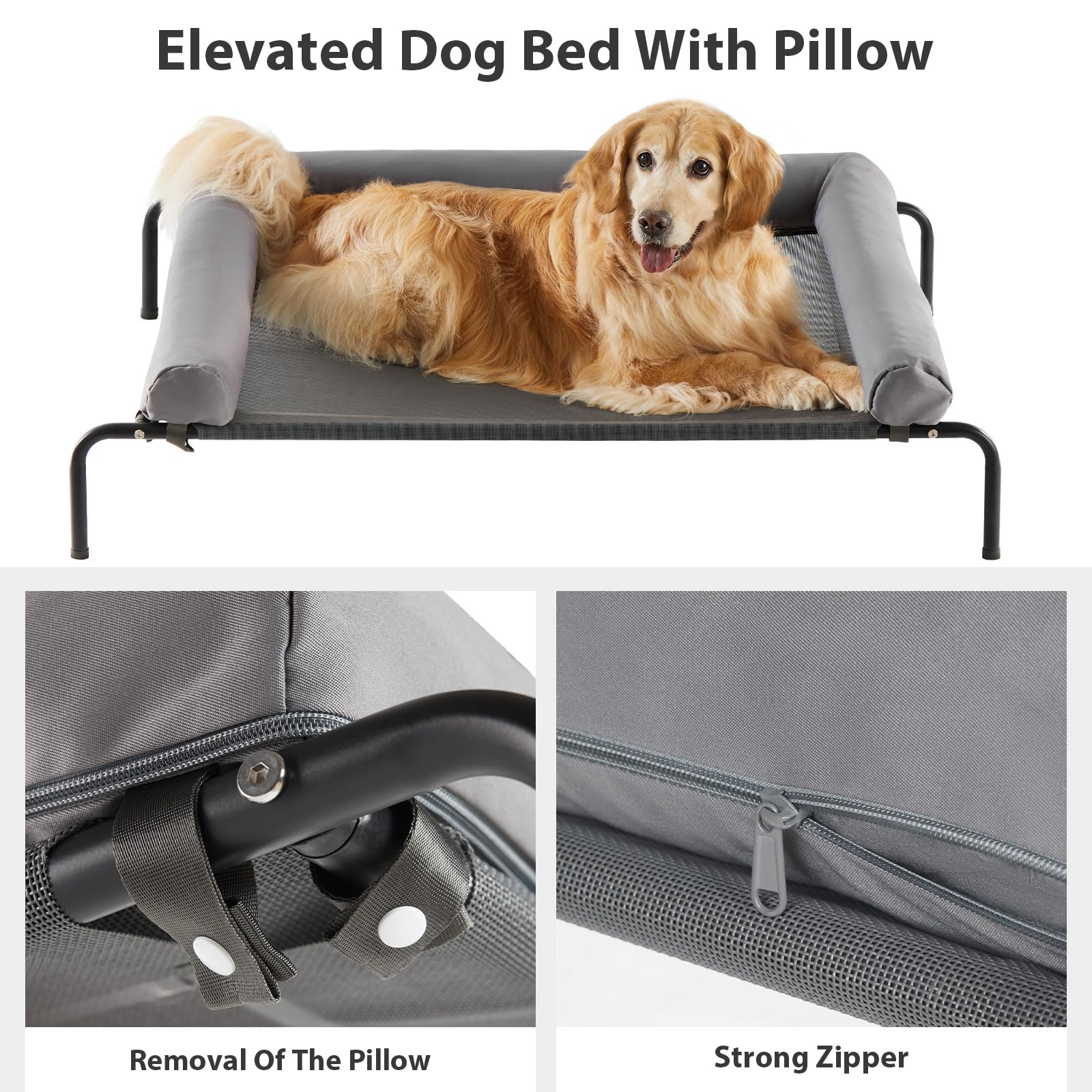 RRPETHOME breathable mesh cooling view demonstrates air flow keeping pets comfortable outdoors.
