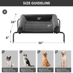 RRPETHOME chew-proof dog bed exterior view highlights durability.