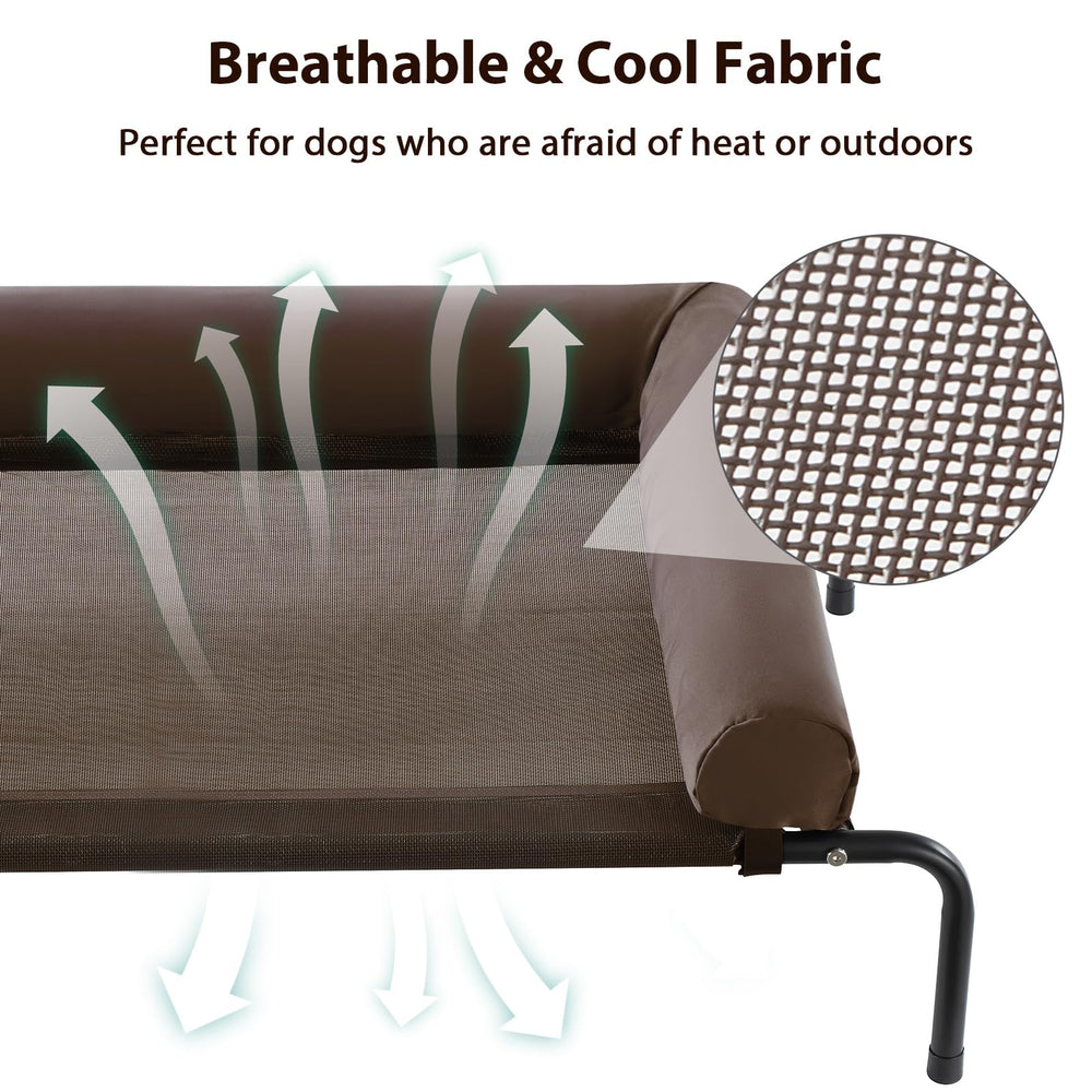 RRPETHOME bed with slope headrest supports neck comfort during rest